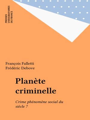 cover image of Planète criminelle